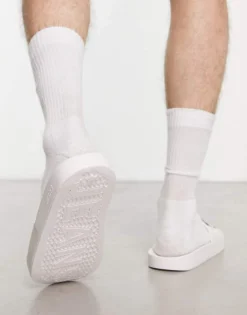 Tommy Jeans Flag Logo Pool Sliders In White For Men -Tomeans Store 204707103 3