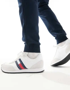 Tommy Jeans Casual Essential Trainers In White For Men -Tomeans Store 205848290 4