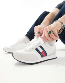 Tommy Jeans Casual Essential Trainers In White For Men -Tomeans Store 205848290 5