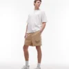 Tommy Jeans Shorts In Beige For Men Tawny Sand