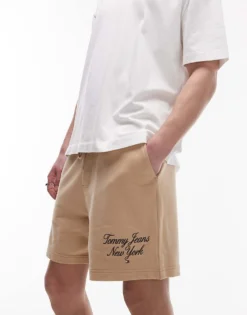 Tommy Jeans Shorts In Beige For Men Tawny Sand -Tomeans Store 205848618 4