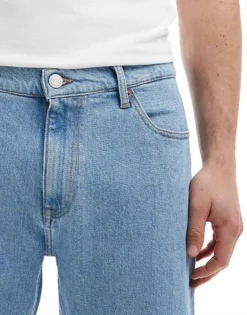 Tommy Jeans Regular Tapered Dad Jeans In Mid Wash For Men Denim Dark -Tomeans Store 205848797 5