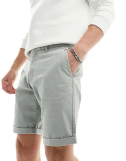 Tommy Jeans Scanton Shorts In Grey For Men Faded Willow -Tomeans Store 205848912 4