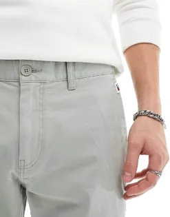 Tommy Jeans Scanton Shorts In Grey For Men Faded Willow -Tomeans Store 205848912 5