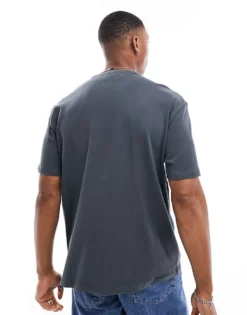 Tommy Jeans Regular Badge T-shirt In Charcoal For Men -Tomeans Store 205849494 4