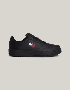 Tommy Jeans Mid Trainers In Black For Men