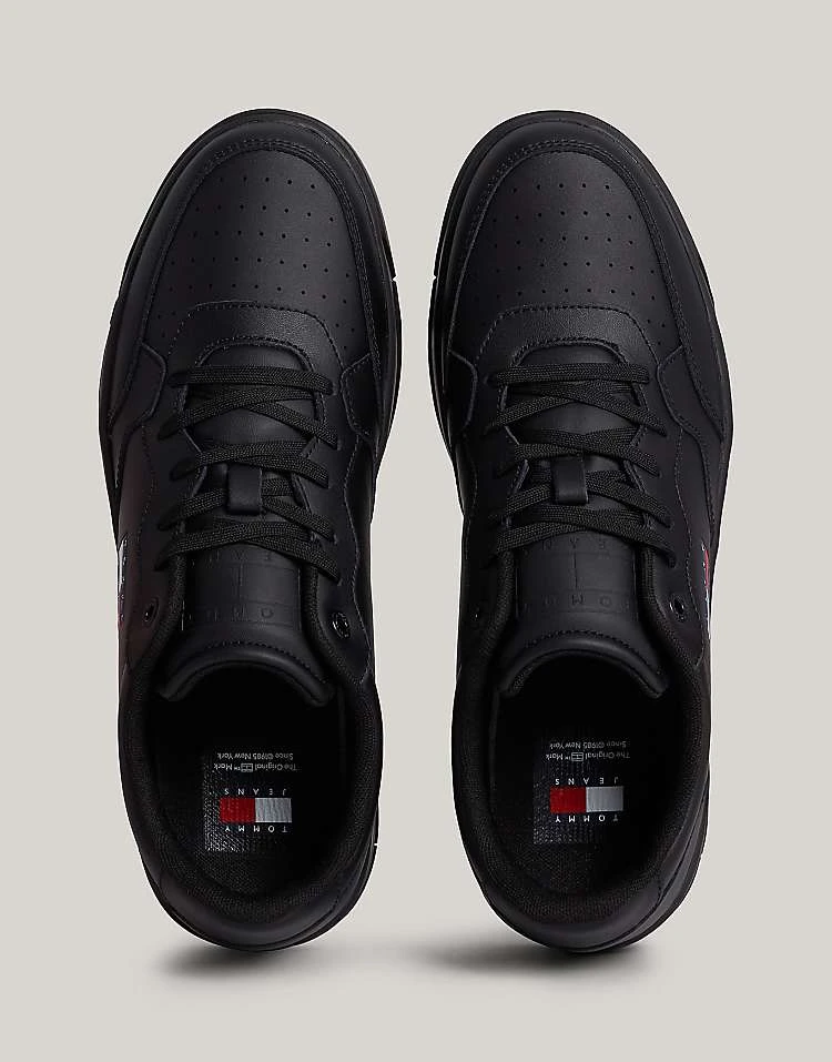 Tommy Jeans Mid Trainers In Black For Men 4 Tommy Jeans Mid Trainers In Black For Men - Image 4