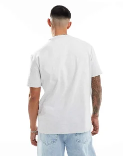 Tommy Jeans Vintage Arch T-shirt In Grey For Men Silver Grey -Tomeans Store 206379765 3