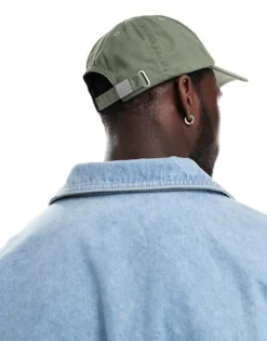 Tommy Jeans Vintage Flag Cap In Washed Green For Men Washed Army -Tomeans Store 206379841 3