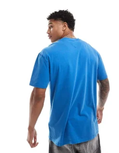 Tommy Jeans Small Logo T-shirt In Cobalt Blue For Men Coastal Cobalt -Tomeans Store 206379917 4
