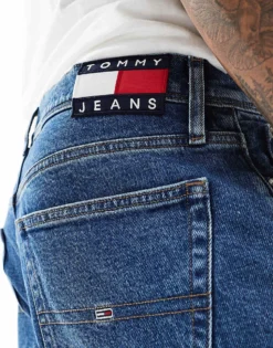 Tommy Jeans Ethan Relaxed Straight Jeans In Mid Wash For Men Denim Medium -Tomeans Store 206380046 3
