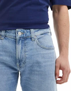 Tommy Jeans Ronnie Denim Shorts In Light Wash For Men Denim Light -Tomeans Store 206380155 5