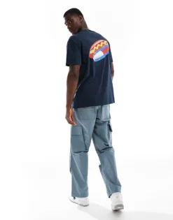 Tommy Jeans Hot Dog Back Print Graphic T-shirt In Navy For Men