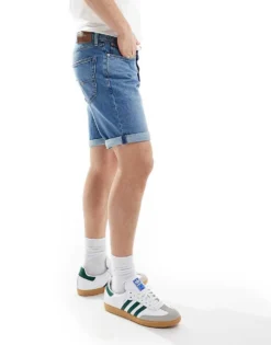 Tommy Jeans Scanton Slim Denim Shorts In Mid Wash For Men Denim Medium -Tomeans Store 206380190 4