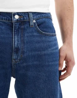 Tommy Jeans Isaac Tapered Jeans In Dark Wash For Men Denim Dark -Tomeans Store 206380391 5