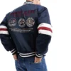 Tommy Jeans Varsity Explorer Bomber Jacket In Navy For Men