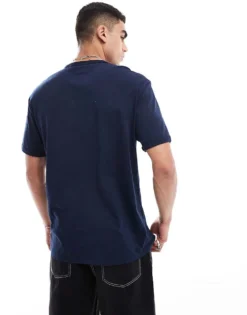 Tommy Jeans Badge Logo Pocket T-shirt In Navy For Men -Tomeans Store 206380543 4