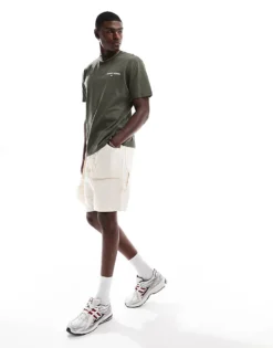 Tommy Jeans Classic Linear Back Print T-shirt In Green For Men Fatigue Green -Tomeans Store 206380630 4