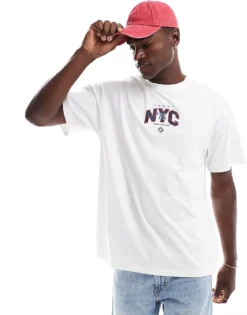 Tommy Jeans Game Day Oversized T-shirt In White For Men Ecru -Tomeans Store 206858801 1 ecru 1