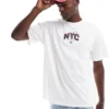 Tommy Jeans Game Day Oversized T-shirt In White For Men Ecru