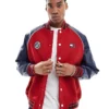 Tommy Jeans Game Day Varsity Jacket In Red And Blue For Men Arizona Red
