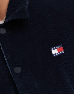 Tommy Jeans Badge Coach Jacket In Navy For Men Dark Night Navy -Tomeans Store 206858900 3