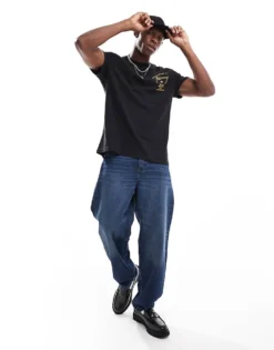 Tommy Jeans City Signature Back Print T-shirt In Black For Men -Tomeans Store 206859244 4