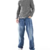 Tommy Jeans Game Day Aiden Baggy Jeans In Indigo For Men