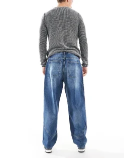 Tommy Jeans Game Day Aiden Baggy Jeans In Indigo For Men -Tomeans Store 206859353 3