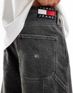 Tommy Jeans Skater Carpenter Jeans In Black For Men Denim Black -Tomeans Store 206859614 2