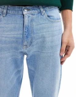 Tommy Jeans Regular Tapered Dad Jeans In Mid Wash For Men Denim Light -Tomeans Store 206859646 4