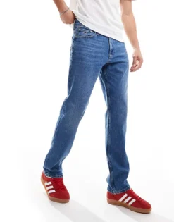 Tommy Jeans Ryan Regular Straight Jeans In Mid Wash For Men Denim Medium -Tomeans Store 206859659 1 denimmedium 1