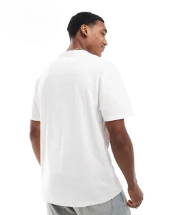 Tommy Jeans Small Crest Logo T-shirt In White For Men Ancient White -Tomeans Store 206859727 2