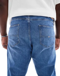 Tommy Jeans Plus Ryan Regular Straight Jeans In Mid Wash For Men Denim Medium -Tomeans Store 206859823 4