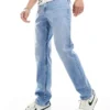 Tommy Jeans Ryan Regular Straight Jeans In Light Wash For Men Denim Light