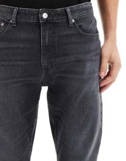 Tommy Jeans Regular Tapered Dad Jeans In Black For Men Denim Black -Tomeans Store 206859991 4