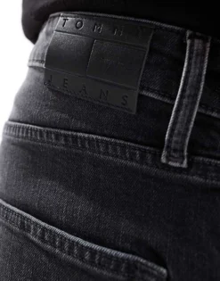 Tommy Jeans Regular Tapered Dad Jeans In Black For Men Denim Black -Tomeans Store 206859991 5