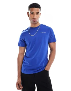 Tommy Jeans Small Chest Logo T-shirt In Blue For Men Bright Blue -Tomeans Store 206860035 2