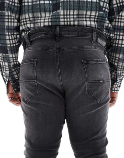 Tommy Jeans Plus Scanton Jeans In Black For Men Denim Black -Tomeans Store 206860180 4