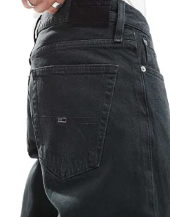 Tommy Jeans Ryan Regular Straight Trousers In Grey For Men New Charcoal -Tomeans Store 206860196 4