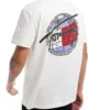 Tommy Jeans Globe Graphic T-shirt In White For Men