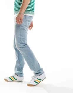 Tommy Jeans Scanton Faded Slim Jeans In Blue Grey For Men Light Blue -Tomeans Store 207177585 4