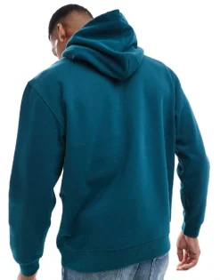 Tommy Jeans Logo Drawstring Hoody In Green Blue For Men -Tomeans Store 207178195 4