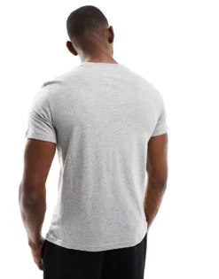 Tommy Jeans 2 Pack Flag Logo T-shirts In Black And Grey For Men Grey Htr / Black -Tomeans Store 207285798 4