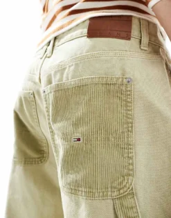 Tommy Jeans Cord Carpenter Trousers In Beige For Men Kelp -Tomeans Store 207285852 2