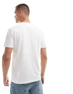 Tommy Jeans Large Logo Signature T-shirt In White For Men Ecru -Tomeans Store 207285868 4