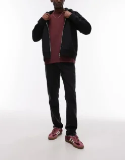 Tommy Jeans Scanton Slim Jeans In Black Wash For Men Denim Black