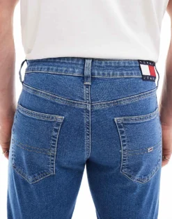 Tommy Jeans Austin Slim Tapered Jeans In Mid Wash For Men Denim Medium -Tomeans Store 207285912 4