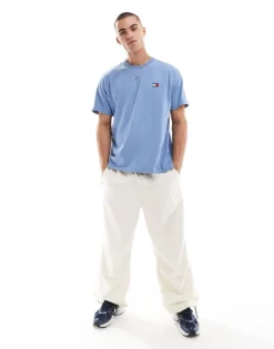 Tommy Jeans Relaxed Badge T-shirt In Blue For Men Colorado Blue -Tomeans Store 207286023 3