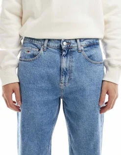 Tommy Jeans Jaimie Loose Straight Jeans In Light Wash For Men Denim Light -Tomeans Store 207286024 5
